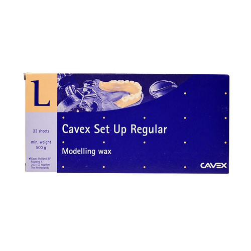 موم ورقهای Cavex ۵۰۰ گرمی | بسته اصلی Cavex با رنگ صورتی/قرمز | مخصوص پروتز و مدلسازی دندانپزشکی | panamal.ir
