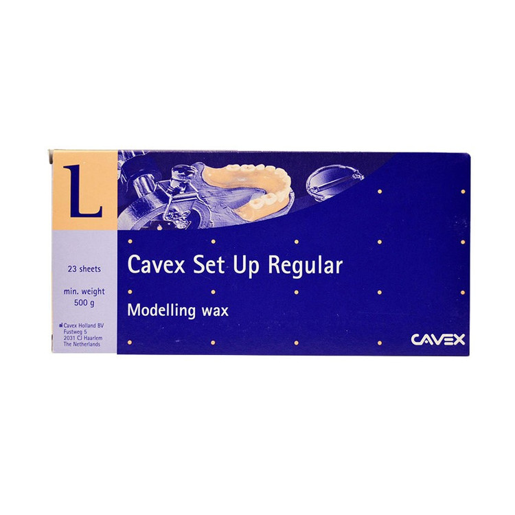موم ورقهای Cavex ۵۰۰ گرمی | بسته اصلی Cavex با رنگ صورتی/قرمز | مخصوص پروتز و مدلسازی دندانپزشکی | panamal.ir