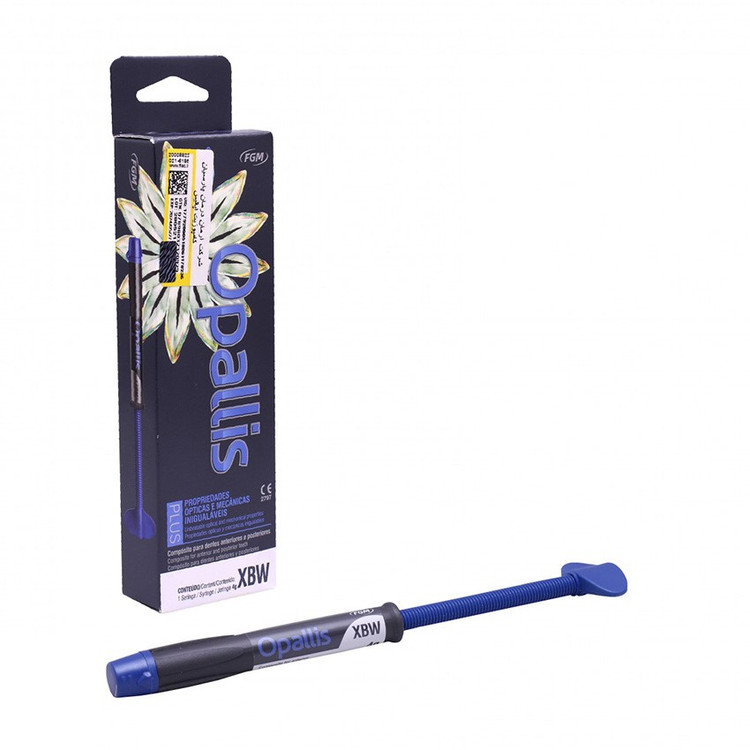 کامپوزیت زیبایی اپالیس Opallis | رنگبندی طبیعی و شفاف | سرنگ ۴ گرمی | panamal.ir