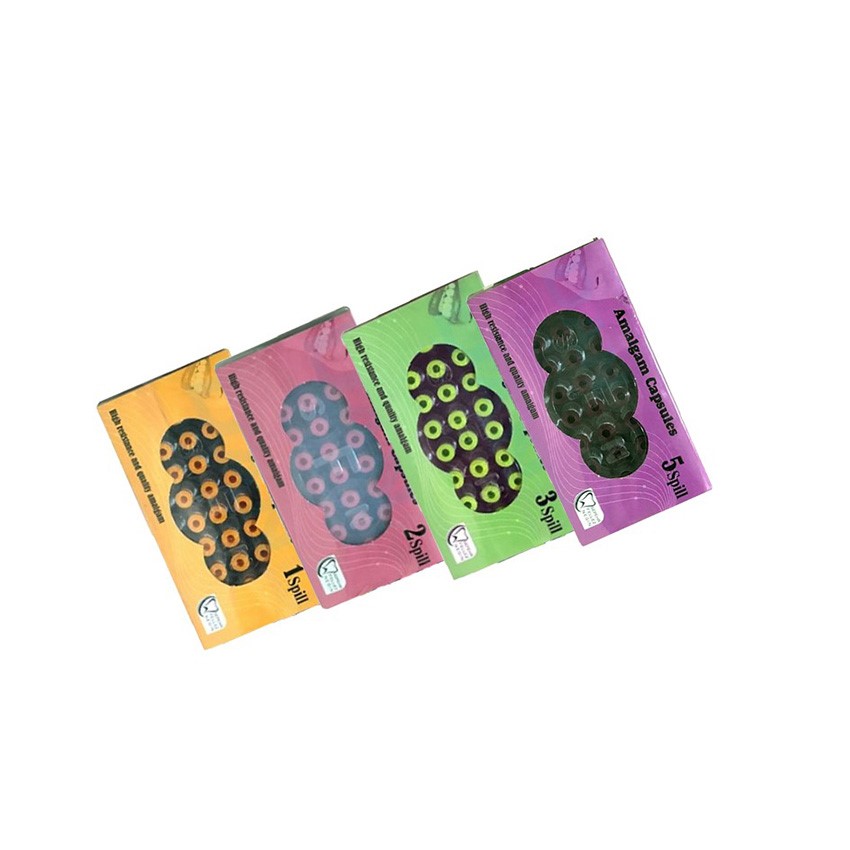 بسته آمالکپ سپهر ۵۰ عددی – کپسول آمالگام ایرانی، جعبه استاندارد – مناسب ترمیم آمالگام دندان، قیمت جدید و خرید از panamal.ir