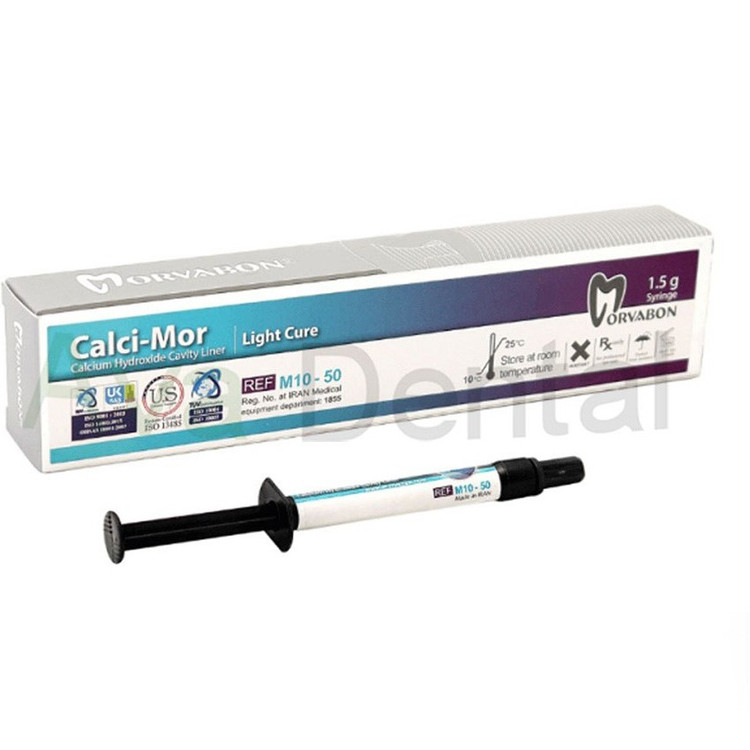 دایکال نوری مروابن – Marvabon Light Cure Dycal – دنتین لاینر ایرانی – سرنگ ۲ میل – سریعسختشونده