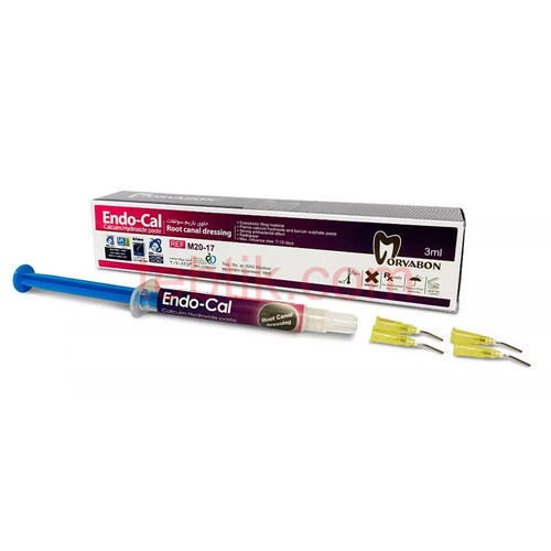 خمیر کلسیم هیدروکساید مروابن – Marvabon Calcium Hydroxide Paste – سرنگ یا تیوب سفید لاینر – مناسب محافظت پالپ دندان و بازسازی عاج