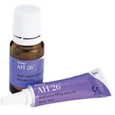 جعبه سیلر کانال ریشه AH26 دنتسپلای (Dentsply AH26 Root Canal Sealer)، پودر و مایع همراه کاردک و دستور مصرف | panamal.ir