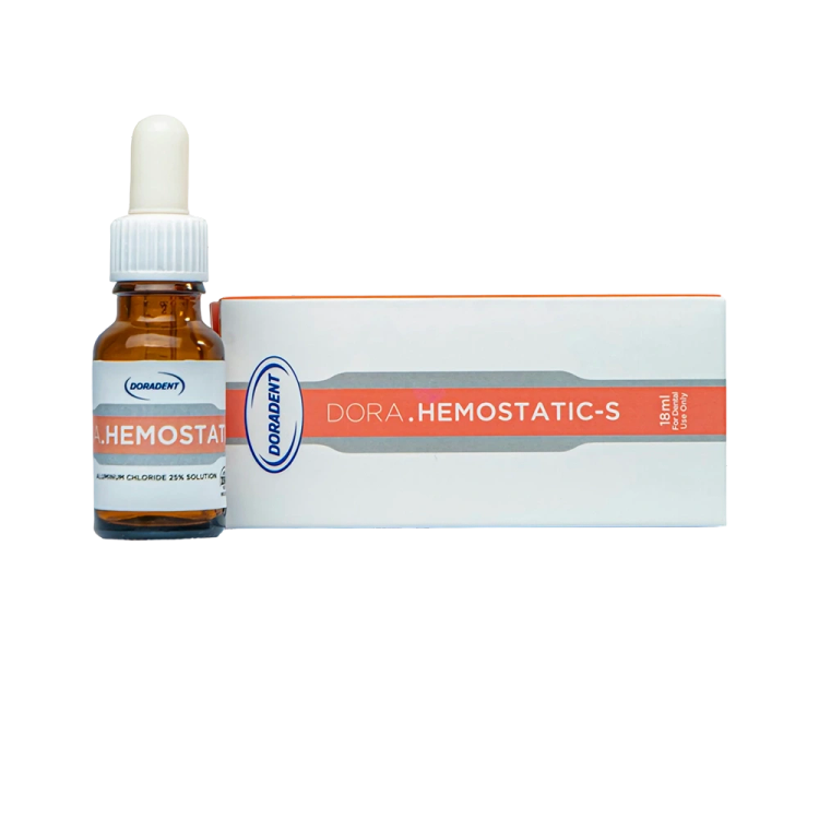 بطری محلول انعقاد خون شفاف DORA.HEMOSTATIC-S با قطرهچکان، بدون رنگ، مناسب جراحی و کنترل خونریزی لثه | panamal.ir