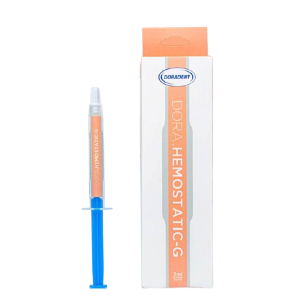ژل انعقاد خون شفاف دندانپزشکی دورادنت (DORA.HEMOSTATIC-G) در سرنگ شفاف؛ فاقد رنگ، مناسب قالبگیری و جراحی لثه | panamal.ir