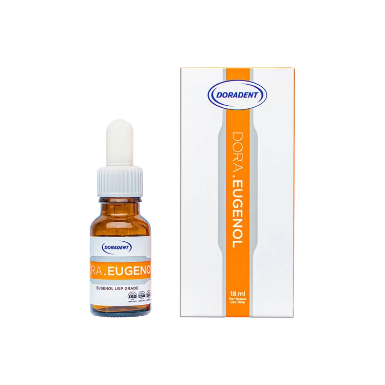 بطری اوژنول دندانپزشکی دورادنت با قطرهچکان، مناسب برای تهیه سمان و آرامبخش پالپ | panamal.ir