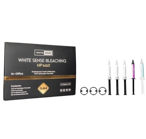کیت بلیچینگ آفیس وایت سنس ۴۴٪، شامل ۳ سرنگ برای سه بیمار، سفیدکننده دندان حرفهای مطب | panamal.ir