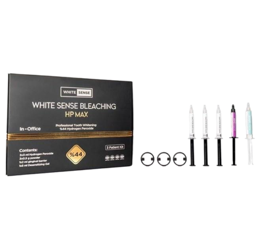 کیت بلیچینگ آفیس وایت سنس ۴۴٪، شامل ۳ سرنگ برای سه بیمار، سفیدکننده دندان حرفهای مطب | panamal.ir