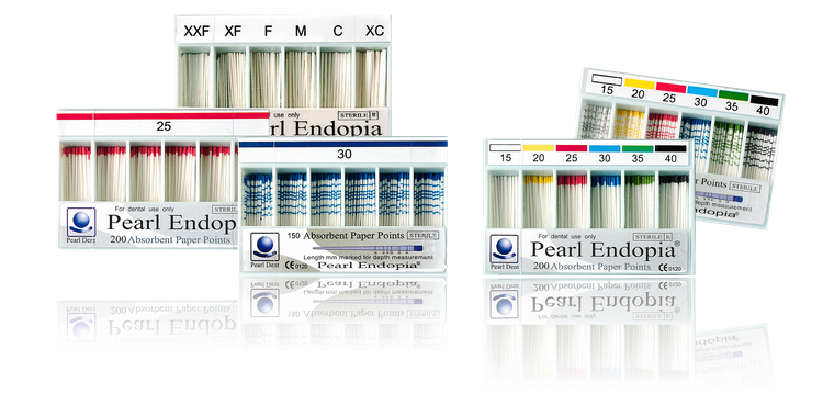 کن کاغذی پیرل دنت مدرج | Pearl Dent Graduated Paper Cones | بستهبندی ۱۲۰ یا ۲۰۰ عددی کن کاغذی با درجهبندی روی هر کن | panamal.ir