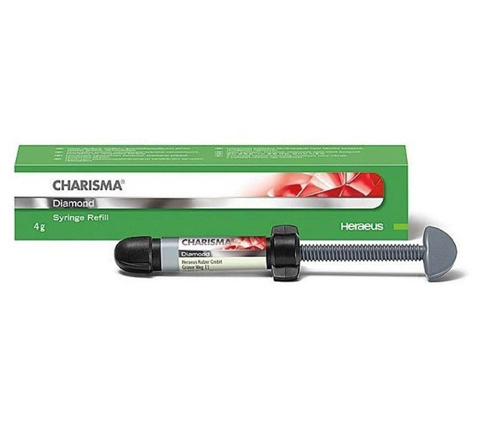کامپوزیت کاریزما دیاموند | سرنگ ۴ گرمی رنگهای متنوع | بهترین کامپوزیت زیبایی دندان | Charisma Diamond Composite | panamal.ir