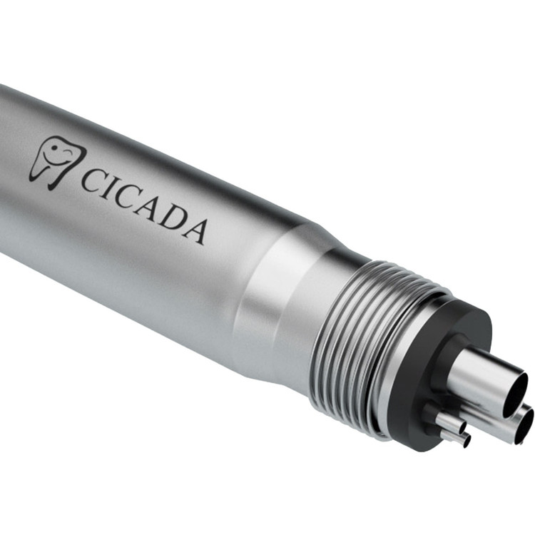 توربین پوش باتن سیکادا | توربین استیل دندانپزشکی با پوش باتن و سیستم خنککننده آب دو سوراخ | Cycada Turbine | panamal.ir