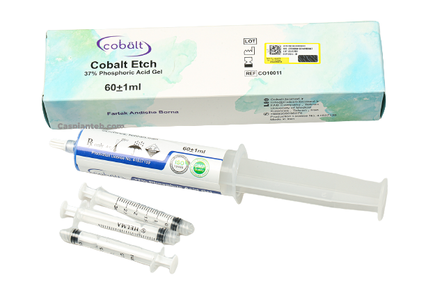 اسید اچ پلیمری جامبو کبالت | بسته بندی بزرگ (جامبو) ژل اچ با برچسب Cobalt، رنگی (آبی/سبز) و سرنگ یا کانولای مخصوص اپلیکیشن | مخصوص باندینگ قوی کامپوزیت | panamal.ir