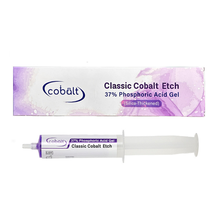 اسید اچ سیلیکایی جامبو کبالت | بسته بزرگ ژل اچ رنگی (آبی/سبز) با لیبل Cobalt و سرنگ یا کانولای مخصوص اپلیکیشن در دندانپزشکی | panamal.ir