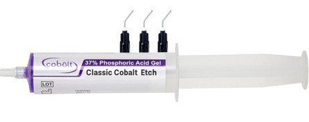 اسید اچ سیلیکایی جامبو کبالت | بسته بزرگ ژل اچ رنگی (آبی/سبز) با لیبل Cobalt و سرنگ یا کانولای مخصوص اپلیکیشن در دندانپزشکی | panamal.ir