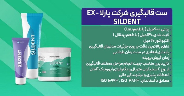 ست قالبگیری سیلیکونی سیلدنت | Cildent Silicone Impression Set | قالبگیری مقرون به صرفه | panamal.ir