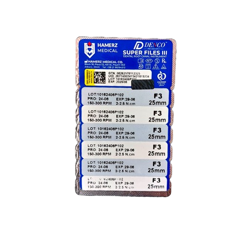فایل روتاری دنکو بلو هامرز اندودانتیکس | Denco Blue Hammers Rotary Endodontic File | panamal.ir