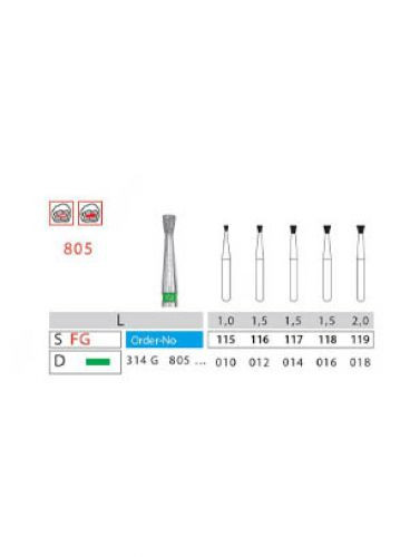 فرز اینورتد دیاتیز کد 805 | DiatitZ Inverted Bur 805 | panamal.ir