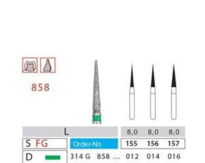 فرز نیدل دیاتیز کد 858 | فرز نوک سوزنی بسیار ظریف Needle DiatitZ | panamal.ir