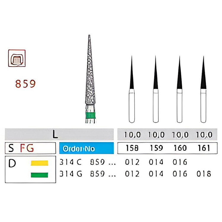 فرز نیدل دیاتیز کد 859 | فرز نوک سوزنی Needle DiatitZ | panamal.ir