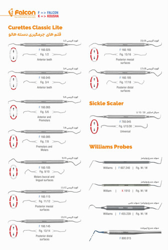 ست ابزار جرمگیری استیل هالو فالکن چیدهشده داخل جعبه