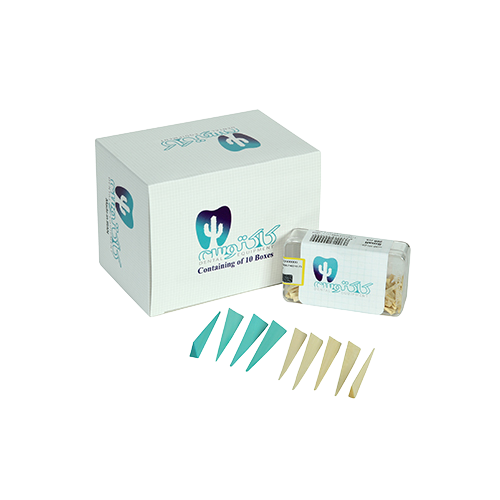 وج چوبی کاکتوس بسته ۱۰۰ عددی ارجینال – مناسب ترمیم دندانپزشکی – ارسال از panamal.ir