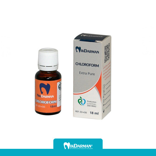 بطری محلول کلروفرم نیک درمان مناسب اندو