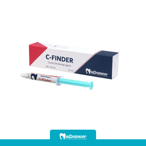 تیوب ژل آشکارساز پوسیدگی C-FINDER نیک درمان با نمای بسته پانامال