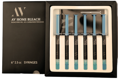 ژل بیلیچینگ ۱۶% آویژه بسته شش سرنگ