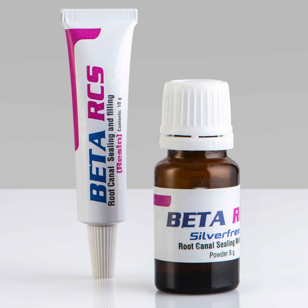 سیلر رزینی Beta RCS بتادنت | اپوکسی سیلر کانال ریشه اندو | بسته‌بندی اورجینال Betadent