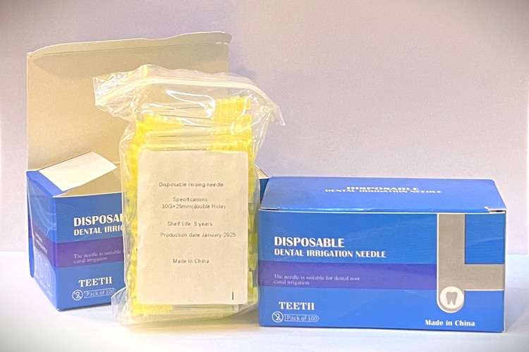 سرسوزن اندو دیسپوزابل دو سوراخ، مخصوص شستشوی کانال ریشه دندان، انتهای بسته و سوراخهای جانبی، مناسب اتصال به سرنگ | panamal.ir