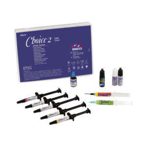 کیت سمان رزینی Choice 2 Bisco همراه با All Bond Universal، اورجینال، ساخت آمریکا، مخصوص ونیر و زیبایی