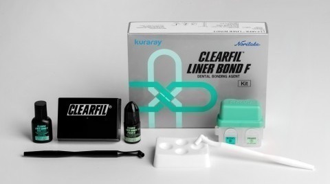 لاینر باند Clearfil Liner Bond Kuraray ژاپن، کیت دو بطری (پرایمر و باند)، محافظت از عاج و آزادسازی فلوراید