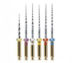 فایل روتاری SP1 اندودنتیک | SP1 Rotary Endodontic NiTi File | ست فایل نیکل-تیتانیوم با رنگبندی سایز، در قاب پلاستیکی شفاف | طول 21، 25 و 31 میلیمتر | panamal.ir