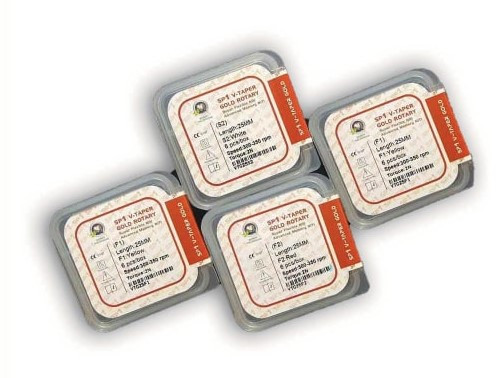 فایل روتاری SP1 اندودنتیک | SP1 Rotary Endodontic NiTi File | ست فایل نیکل-تیتانیوم با رنگبندی سایز، در قاب پلاستیکی شفاف | طول 21، 25 و 31 میلیمتر | panamal.ir