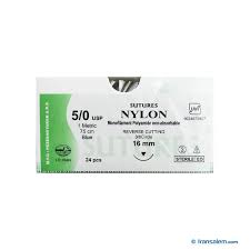 نخ بخیه جراحی دندانپزشکی Sutures (نایلون، سیلک، ویکریل)؛ قابل جذب و غیر قابل جذب.