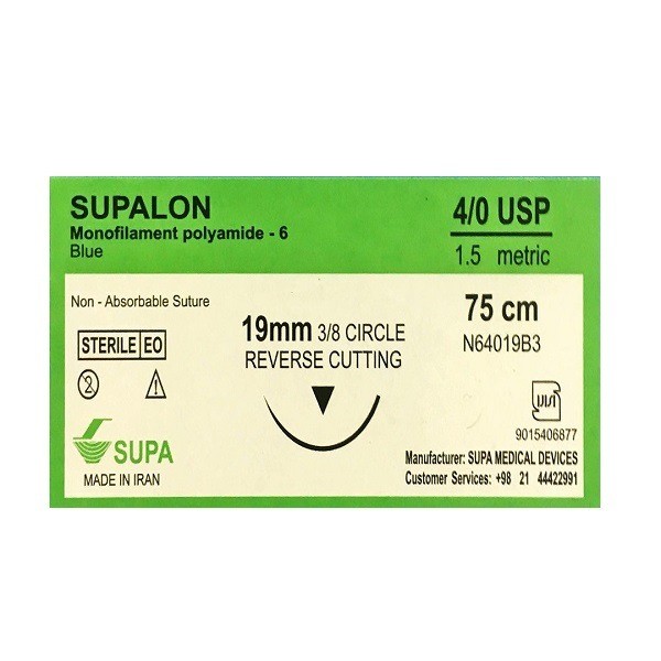 نخ بخیه دندانپزشکی سوپا | Nylon، Silk، PGA