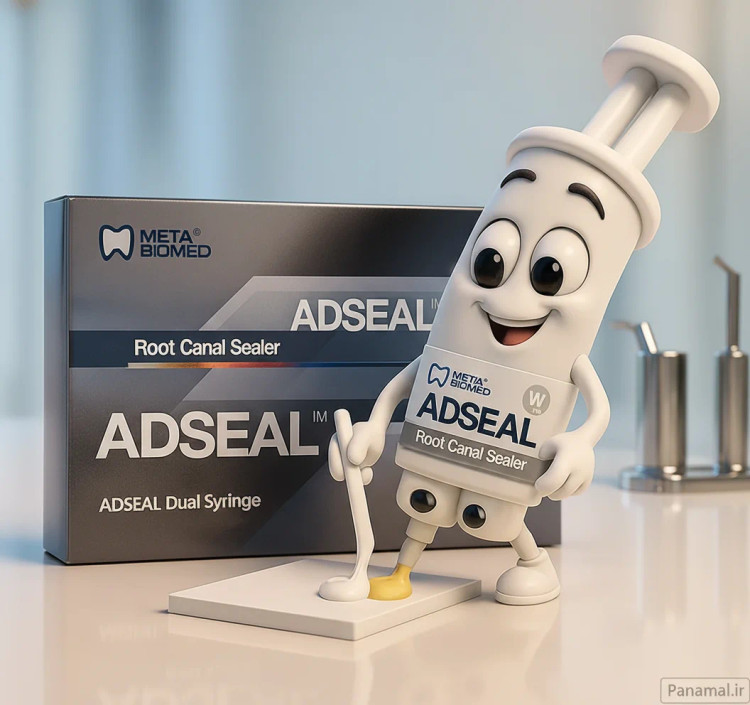 سیلر رزینی ادسیل متا META | ADSEAL META | ست سیلر رزینی دوپارت با لوگوی META، مناسب آببندی کانال ریشه، محصول کره جنوبی | panamal.ir