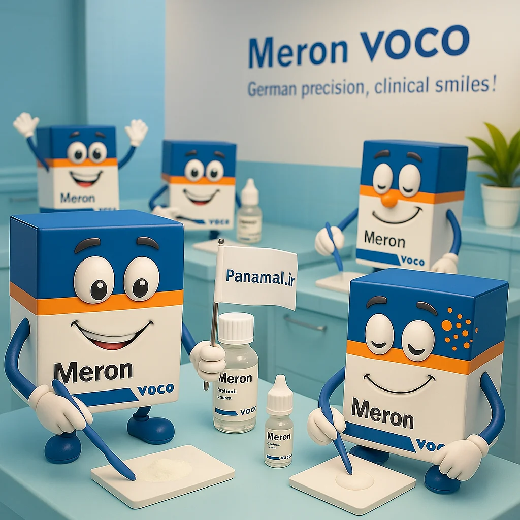 سمان گلاس آینومر لوتینگ مرون شرکتی VOCO | بسته‌بندی اصلی و نمای محتوا | panamal.ir
