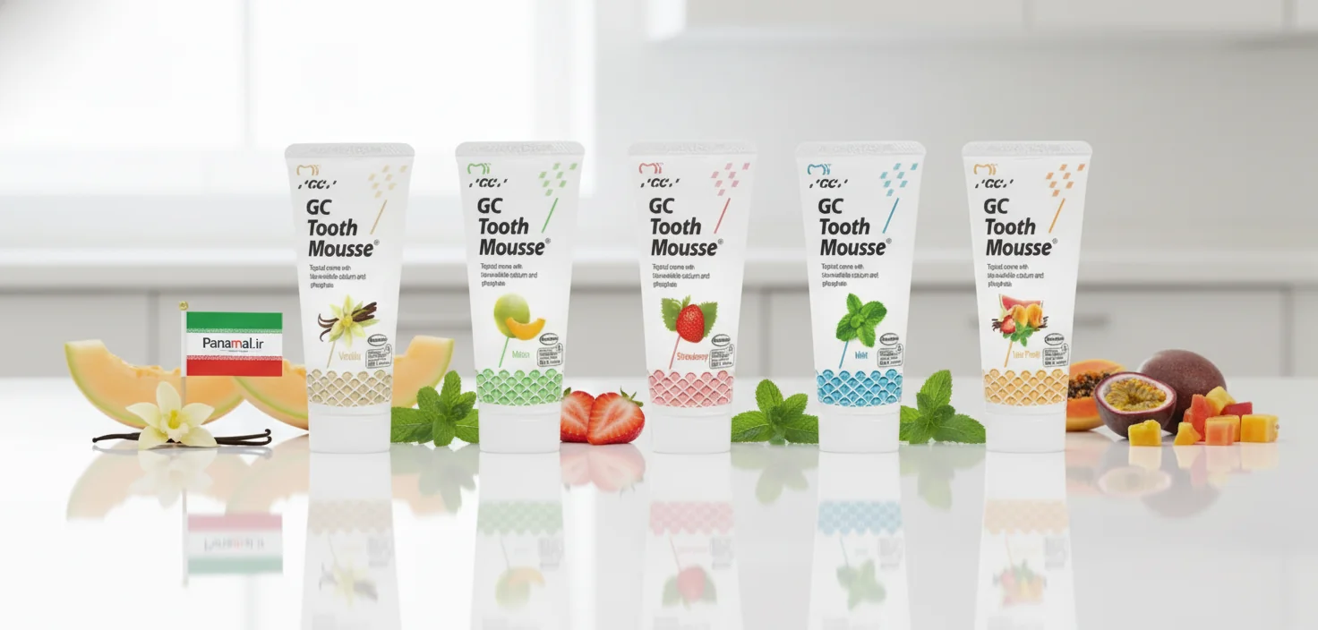 تیوب توس موس Tooth Mousse (original) GC panamal.irطعم نعنا و بیان فناوری CPP‑ACP