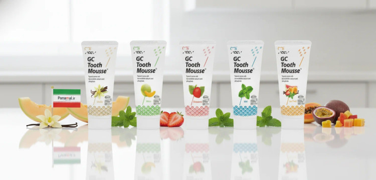 تیوب توس موس Tooth Mousse (original) GC panamal.irطعم نعنا و بیان فناوری CPP‑ACP