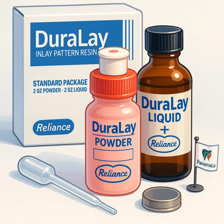 آکریل دورالی Reliance برای پترن دندانپزشکی Duralay Reliance Cold Cure Acrylic پودر و مایع Panaml.ir