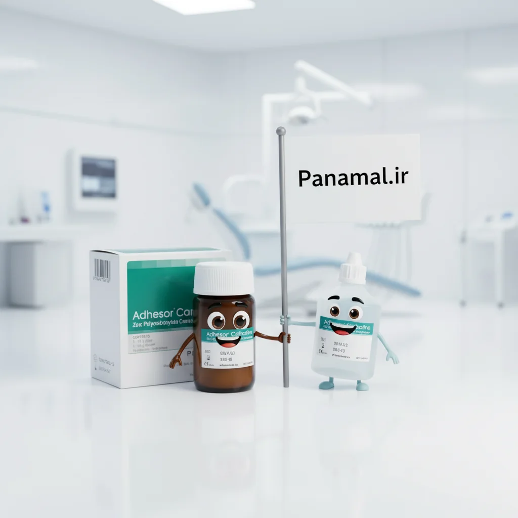 سمان زینک پلی کربوکسیلات Adhesor، بسته پودر و مایع، ساخت لهستان Panamal.ir