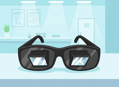 عینک ارگونومیک رادیکس | RADIX Ergonomic Safety Glasses | طراحی سبک و ضدبخار با دسته قابل تنظیم و لنز ضدخش مناسب حرفههای پزشکی و دندانپزشکی | panamal.ir