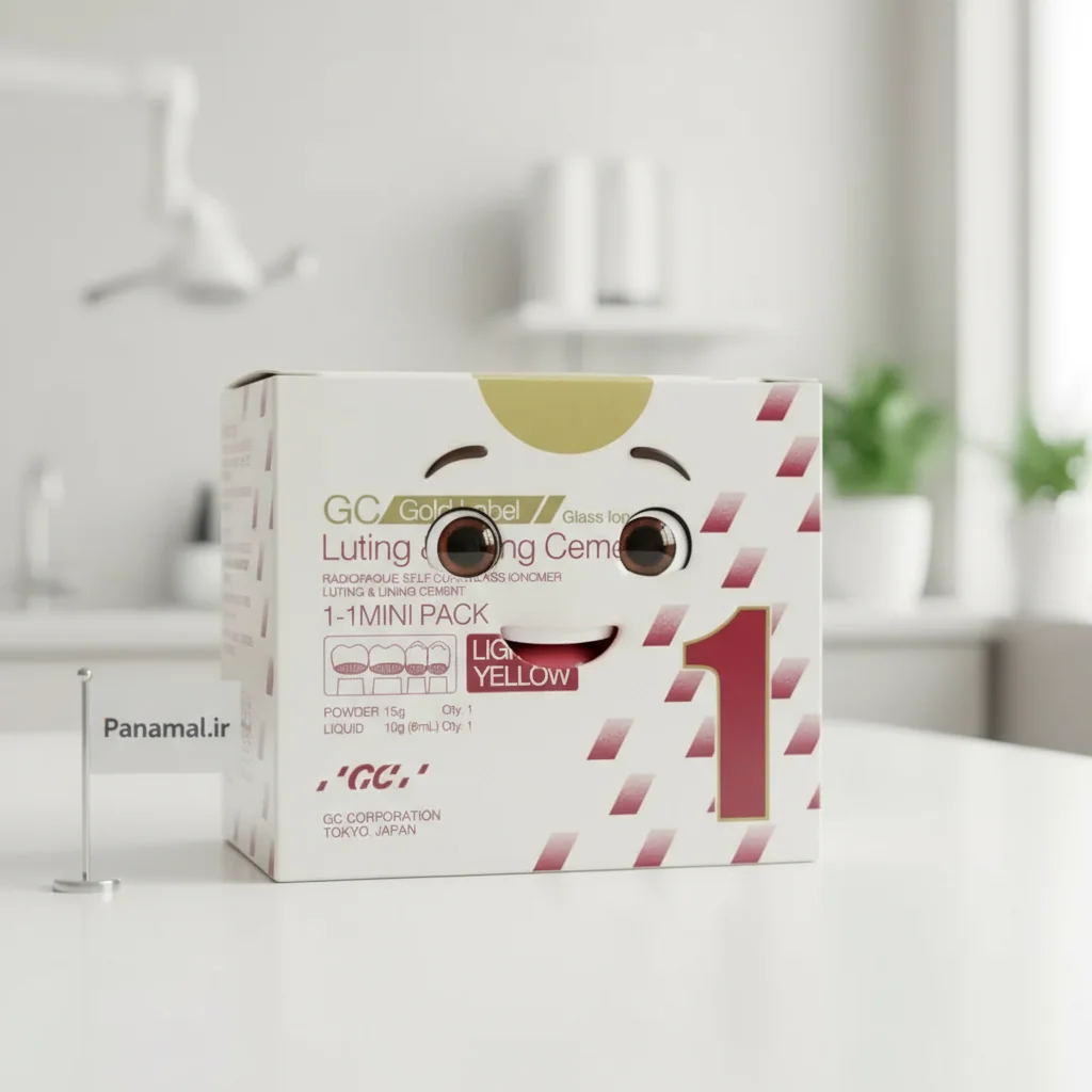 بسته اورجینال گلاس آینومر GC ژاپن همراه با پیمانه‌ها Panamal.ir