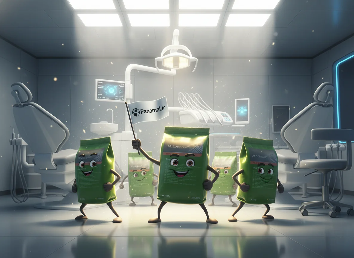 پودر قالبگیری کم‌غبار آلژینات Bayer Kulzer  500 گرمی با دقت ≤50 میکرون، تولید Kulzer با تکنولوژی Bayer AG آلمان Panamal.ir