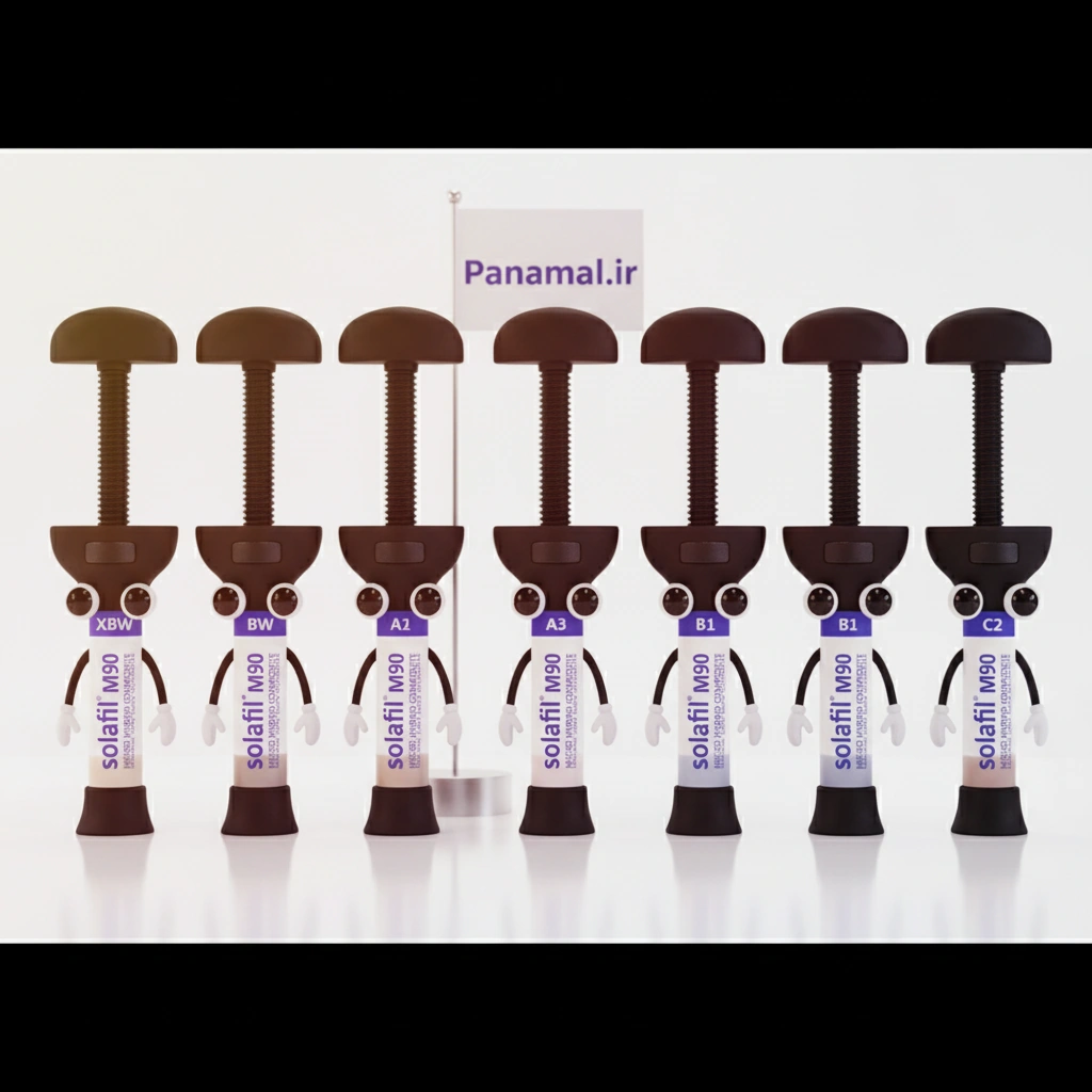 سرنگ کامپوزیت Solafil M90 رنگ A2  با بسته‌بندی اورجینال – مناسب ترمیم دندان | panamal.ir