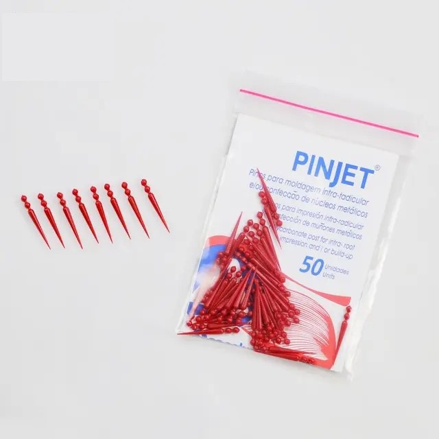 تصویر پست قالبگیری داخل ریشه دندان انجلوس پینجت PINJET بسته ۵۰ عددی