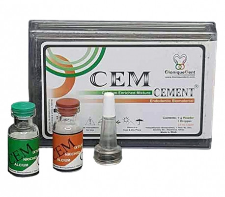سم سمنت بیونیک دنت CEM Cement برای درمان ریشه و ترمیم اندودنتیک – ماده بیوسرامیکی ایرانی جایگزین MTA با گیرش سریع و آببندی عالی panamal.ir