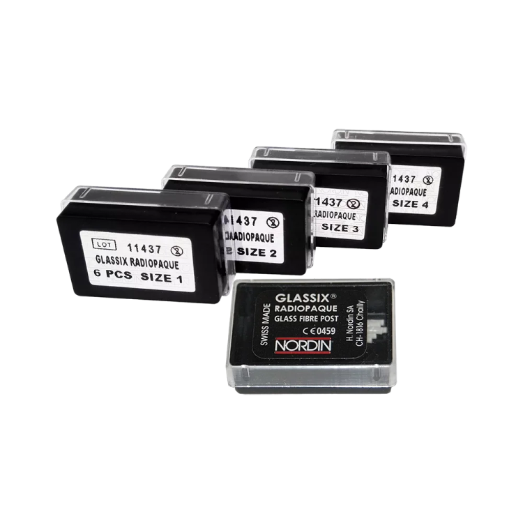 فایبر پست نوردین Nordin Fiber Post سوئیس – پست فایبرگلاس شفاف دندانپزشکی برای بازسازی دندان پس از درمان ریشه – موجود در panamal.ir
