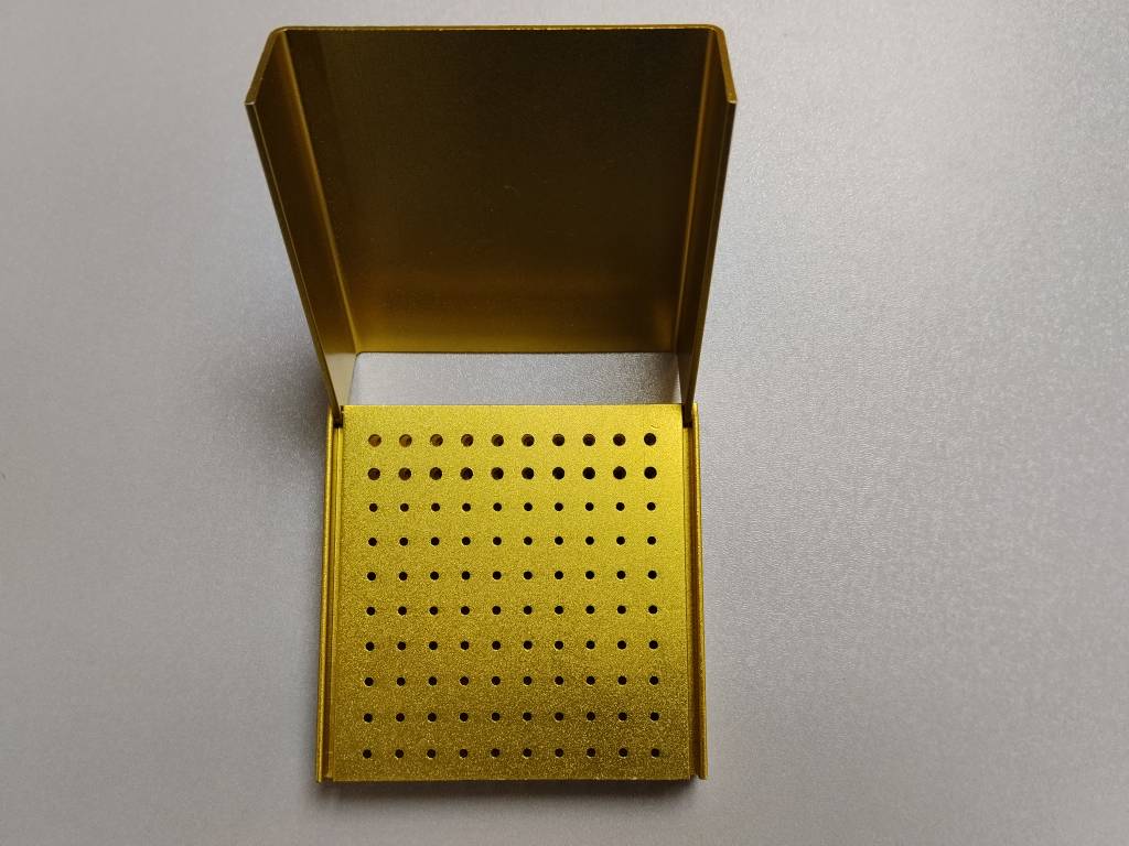 جای فرز توربین و آنگل آلومینیوم  100 سوراخ قابل اتوکلاو